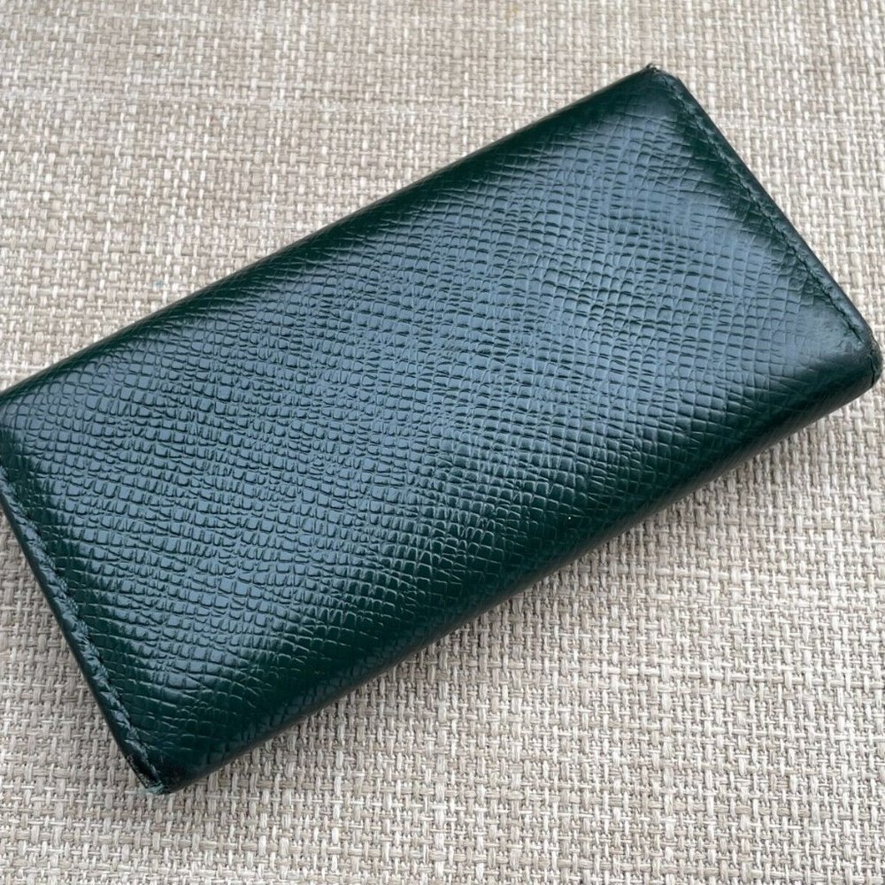 Louis Vuitton Keys Holder Green Taiga Multicles 4 Ring Key Case Leather Spain - Picture 3 of 13